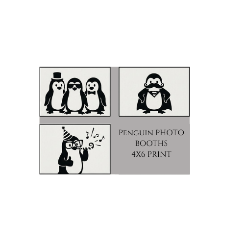 4x6 Full Print Layout - 4 photo grid with branding